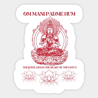 Om Mani Padme Hum Sticker